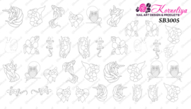 Korneliya Water Decal - Nail Wrap SB 3005