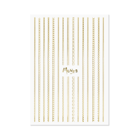 Moyra Nailart Strip Chain 01 Gold