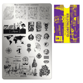 Moyra Stamping Plate 01 GLOBETROTTER