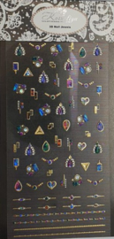 Korneliya 3D Nail Jewels XL - XL05 Gold and Necklace