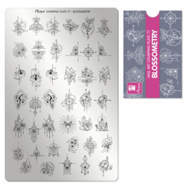 Moyra Stamping Plate 77 BLOSSOMETRY