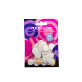 Staleks PODODISC PDF-15-80w Witte refill pads 50 Stuks maat S (15mm) Grit 80