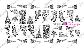 Korneliya Water Decal - Nail Wrap WD 1051