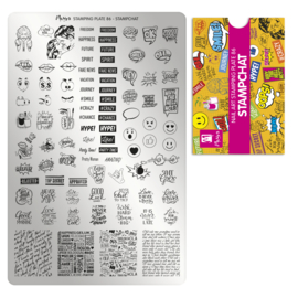 Moyra Stamping Plate 86 STAMPCHAT