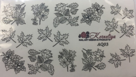 Korneliya Water Decal - Nail Wrap AQ 2003