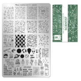 Moyra Stamping Plate 119 SCIENTIST
