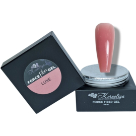 Korneliya Force Fiber Gel Proefset 5 ml – Builder Gel Starterset met Dual Forms (Pure, Angel, Luxe & Eleganza)