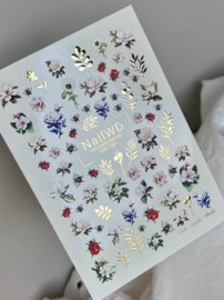 ZWaterdecal DeLuxe 160 - NAILWD Floral, Bees & Ladybugs
