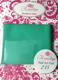 Korneliya Nailart Folie Mat Craquelé  235 Mint Groen