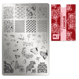 Moyra Stamping Plate 61 L'AMOUR