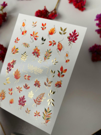 Waterdecal DeLuxe 171 FgC – Luxe Autumn Leaves Waterdecals