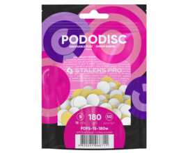 Staleks PODODISC PDFS-15-180 Witte refillpads 50 Stuks maat S (15mm) Grit 180