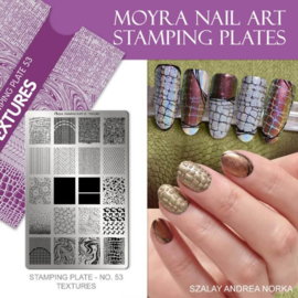 Moyra Stamping Plate 53 TEXTURES