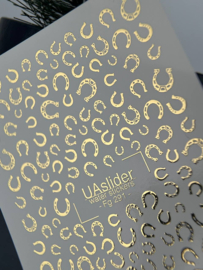 Waterdecal DeLuxe 291– Gouden Hoefijzers Waterdecals