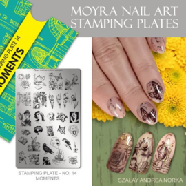 Moyra Stamping Plate 14 MOMENTS