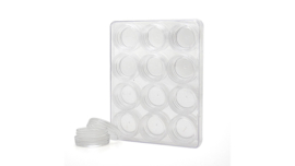 CHIMP Plastic Lege Potjes 5 ml -12 stuks