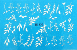 Korneliya 3D Waterdecal - 3D 130 White