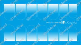 Korneliya Airbrush Waterdecal   AG 0012 White