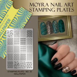 Moyra Stamping Plate 35 WALLPAPER