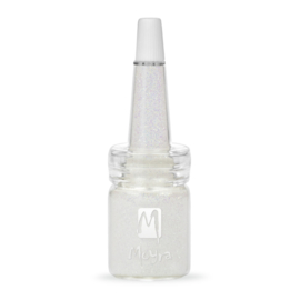 Moyra Glitter in Fles Nr. 12 Holo Wit