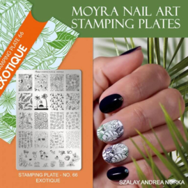 Moyra Stamping Plate 66 EXOTIQUE