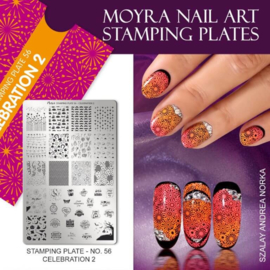 Moyra Stamping Plate 56 CELEBRATION 2