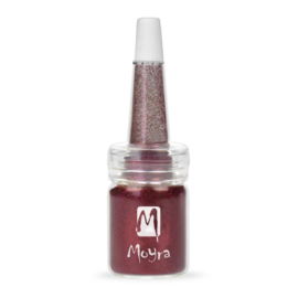 Moyra Glitter in Fles Nr. 15 Dark Red / Bordeaux Rood