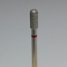 Korneliya Frees Bitje Diamant Cilinder afgerond Rood 2,5 mm