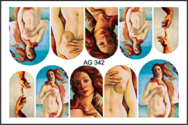 Korneliya Airbrush Waterdecal   AG 342