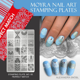 Moyra Stamping Plate 65 PERFECT MATCH