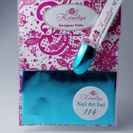 Korneliya Nailart Folie 114 Turquoise