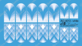 Korneliya Airbrush Waterdecal   AG 0013 White