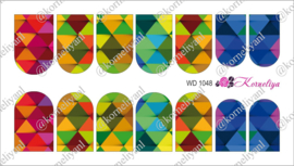 Water Decal - Nail Wrap WD 1048