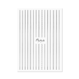 Moyra Nailart Strip Chain 02 Silver