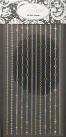 Korneliya 3D Nail Jewels XL - XL12 Lines and Squares