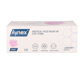 Hynex Mondmasker IIR 3 laags ROZE 50st