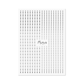 Moyra Nailart Strip Dots 02 Silver