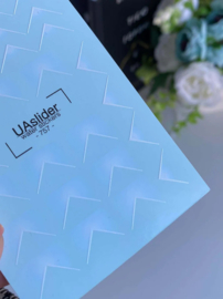 Waterdecal DeLuxe 757 – Geometric French Line Waterdecal Nail Stickers White