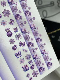 Waterdecal DeLuxe UASlider 707 – Purple Christmas Mix