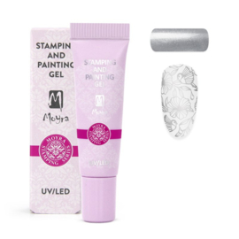Moyra Stamping and Painting Gel No.19 Zilver