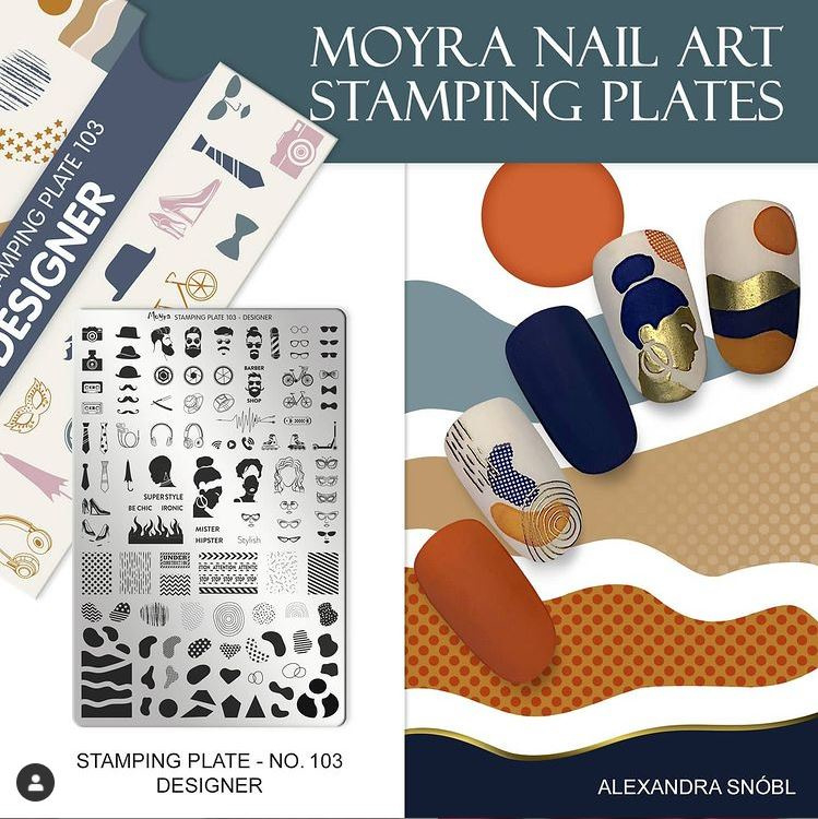 Moyra Stamping Plate 103 DESIGNER
