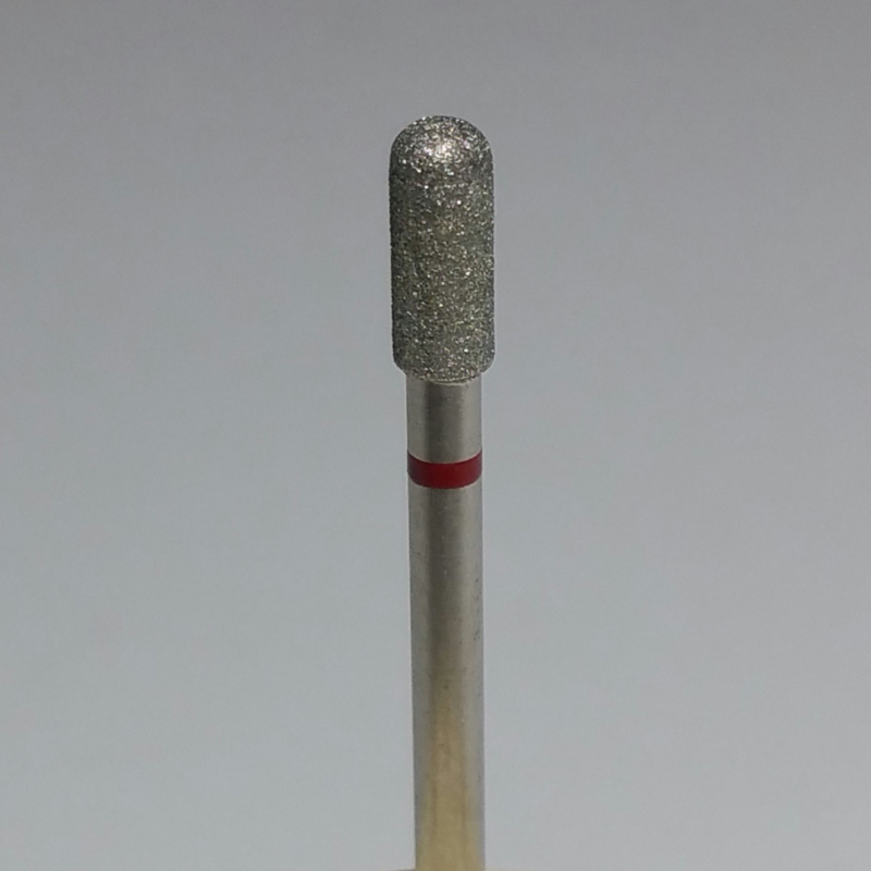 Korneliya Frees Bitje Diamant Cilinder afgerond Rood 2,5 mm