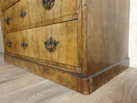 Antieke landelijke brocante commode / ladenkast