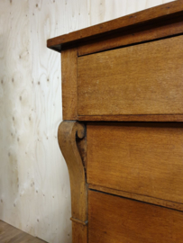Antieke brocante landelijke  ladenkast