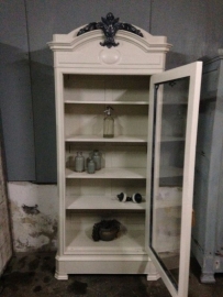 Antieke Franse glaskast / vitrinekast