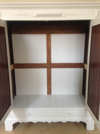 Antieke brocante Franse kast "Design White" nr2