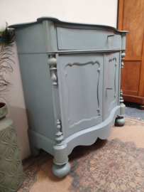 Antieke Biedermeier commode kinderkamer "Skandinavian Blue"