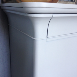 Antieke Biedermeier commode /dressoir / kastje "Grey Column" Mia Colore