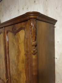 Antieke mahoniehouten biedermeier kast