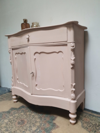 Antieke Biedermeier penantkast / commode Pink / Antique Rose